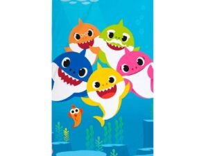Telo Mare Baby Shark 70 X 140 Cm Microfibra