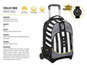 Fc Juventus Zaino Trolley Staccabile Con Gadget Scuola 2020 2021