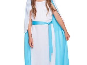 Costume Carnevale Maria Bambina 7 8 9 Anni