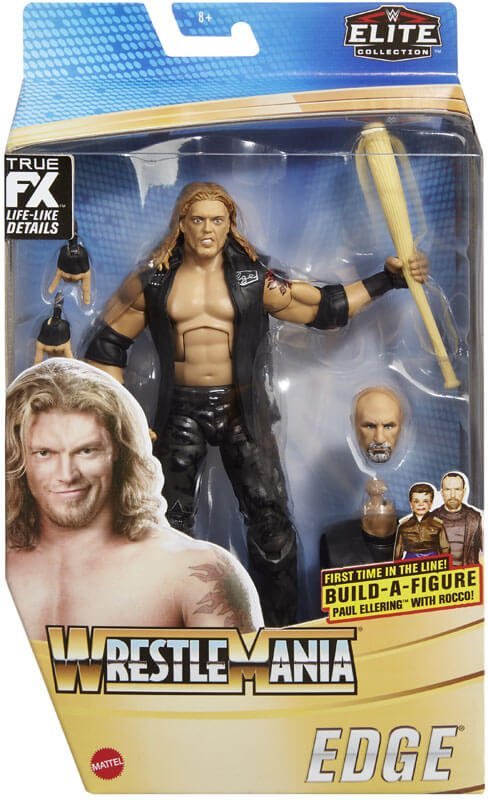 Edge Action Figure 15 Cm Wwe Wrestlemania 37 Elite Collection Mattel Build A Figure Paul Ellering With Rocco
