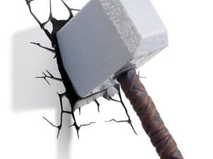 Marvel 3D Led Light Thor Hammer Lampada Muro