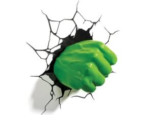 Marvel 3D Led Light Hulk Fist Lampada Muro