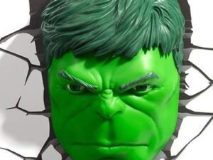 Hulk Face Marvel 3D Led Light Lamp Wall Lampada