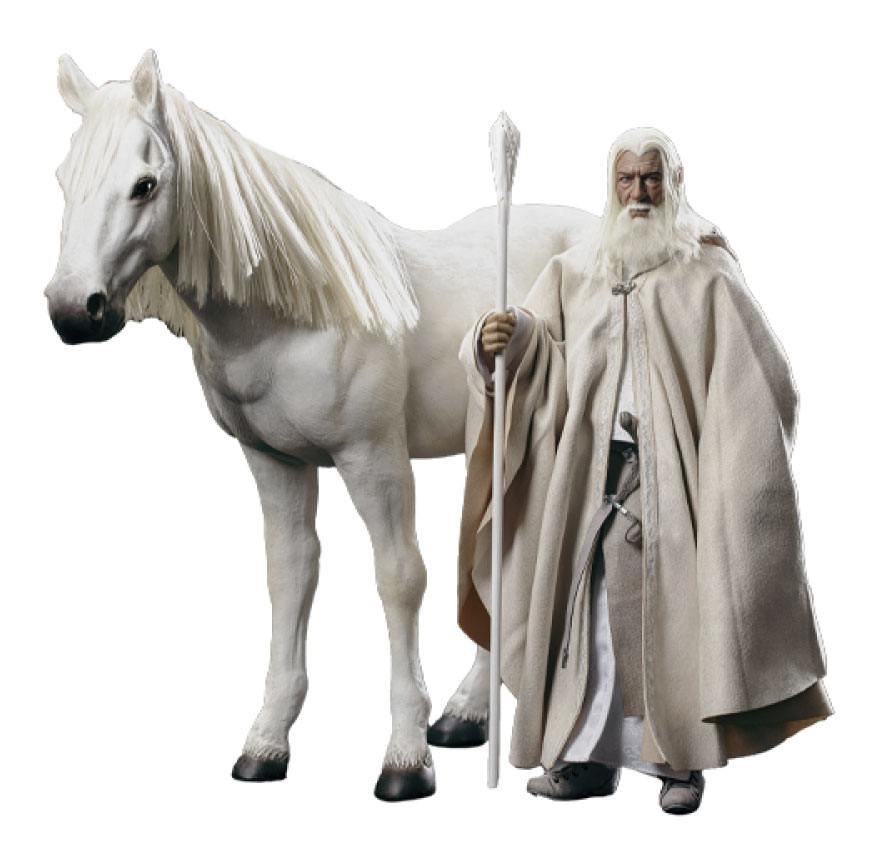 Gandalf The White Lord Of The Rings The Crown Series Action Figure 1 6 30 Cm
