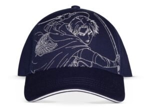 Attack On Titan Curved Bill Cap Levi Cappello Baseball
