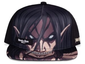 Attack On Titan Snapback Cap Eren Jaeger Titan Cappello Baseball