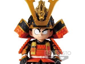 Kid Goku Japanese Armor Helmet Dragonball Z Pvc Statue Ver A 12 Cm