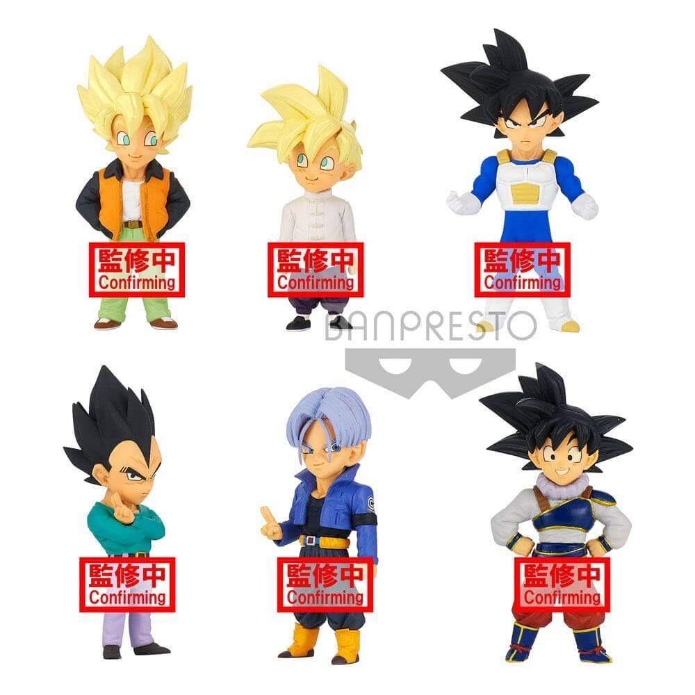 Dragon Ball Z Wcf Chibi Pvc Statues 7 Cm Assortment Extra Costume