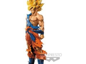 Dragonball Z Master Stars Piece Figure Super Saiyan Goku Manga Dimensions 34 Cm