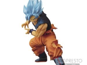 Son Goku Super Saiyan God Super Blu Dragon Ball Super Maximatic Pvc Statuetta 20 Cm