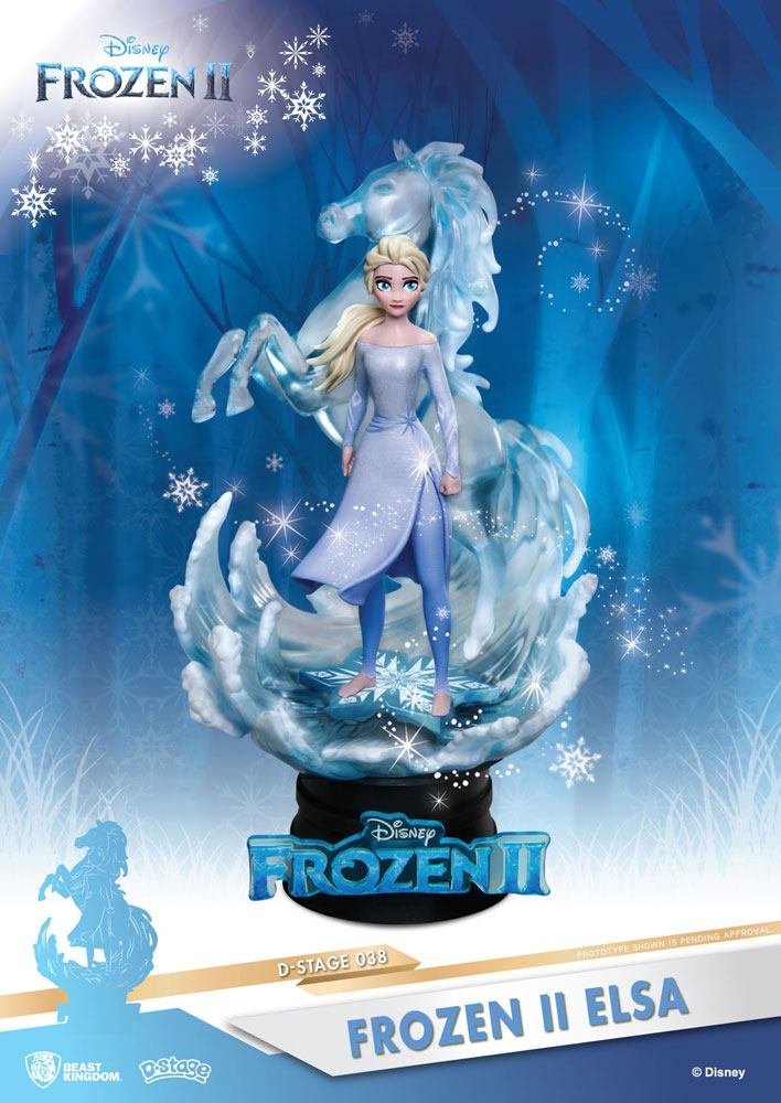 Diorama Elsa Frozen 2 D Stage Pvc 15 Cm Beast Kingdom