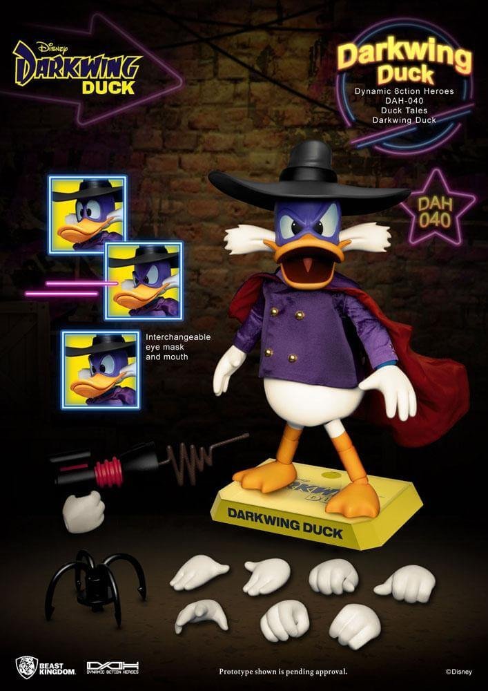 Darkwing Duck Dynamic 8Ction Heroes Action Figure 1 9 Darkwing Duck 16 Cm September 2021