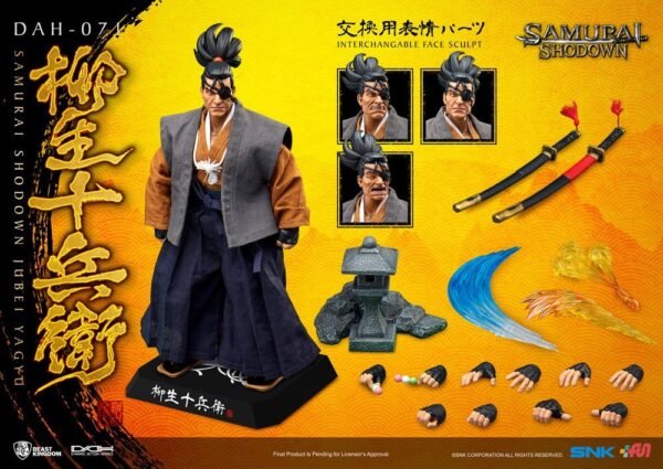 Jubei Yagyu Samurai Shodown Dynamic 8Ction Heroes Action Figure 1 9 21 Cm