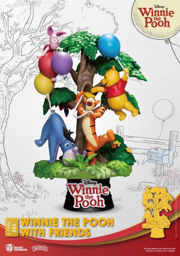 Winnie The Pooh With Friends Disney D Stage Pvc Diorama 16 Cm 053