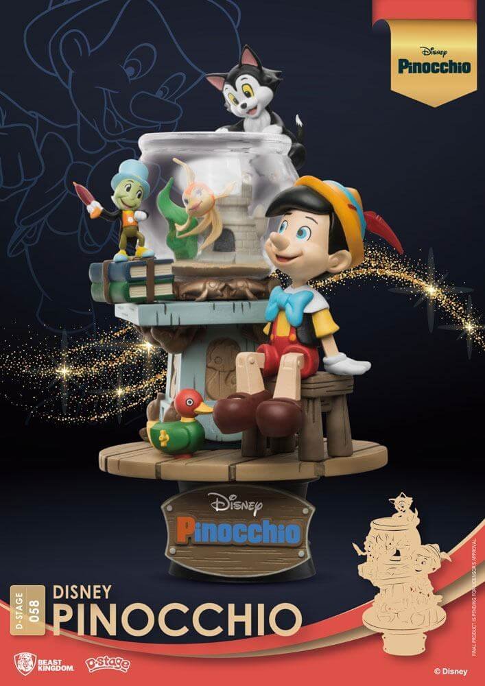 Pinocchio Disney Classic Animation Series D Stage Pvc Diorama 15 Cm 064 April 2021