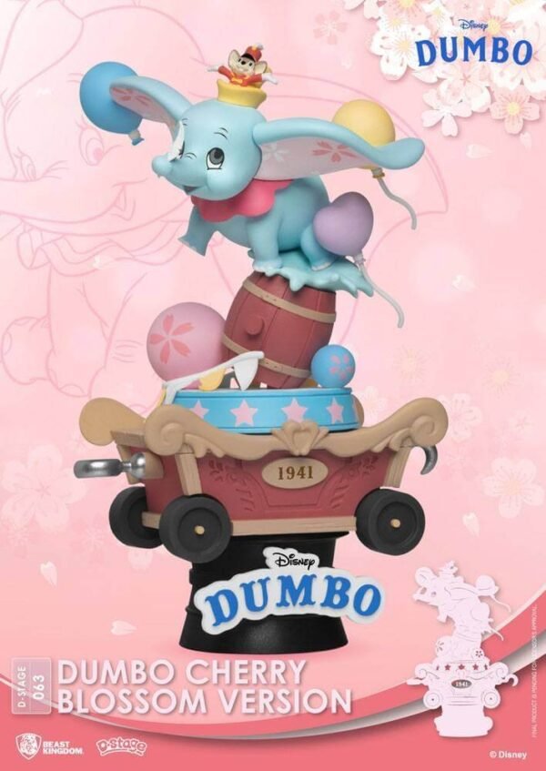 Dumbo Cherry Blossom Disney D Stage Pvc Diorama Version 15 Cm 063 April 2021