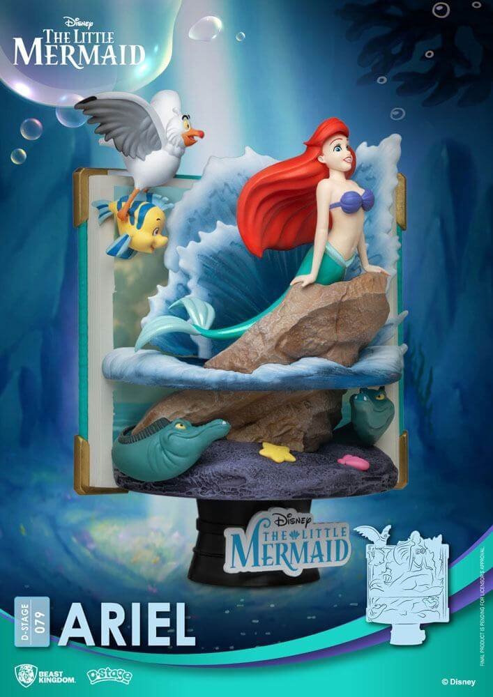 Disney Story Book Series D Stage Pvc Diorama Ariel New Version 15 Cm D 079 September 2021