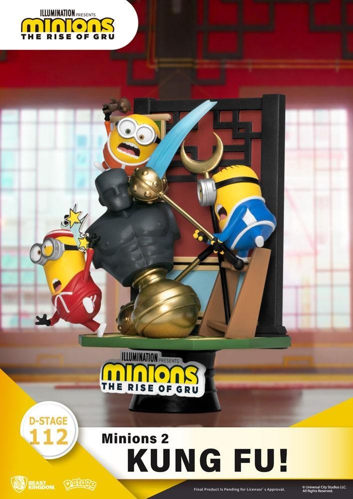 Minions 2 D Stage Pvc Diorama Kung Fu 15 Cm 112