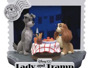 Lady And The Tramp Disney 100Th Anniversary D Stage Pvc Diorama 12 Cm 136