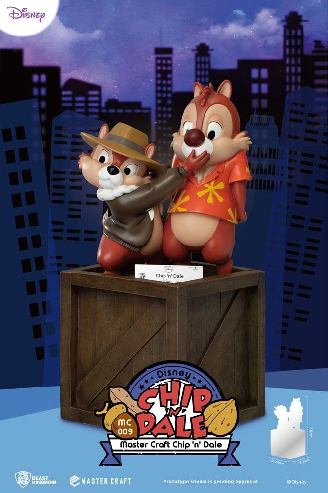 Chip N Dale Rescue Rangers Master Craft Statue 35 Cm