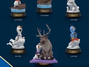 Frozen Mini Diorama Stage Statues 6 Pack Olaf Presents 12 Cm
