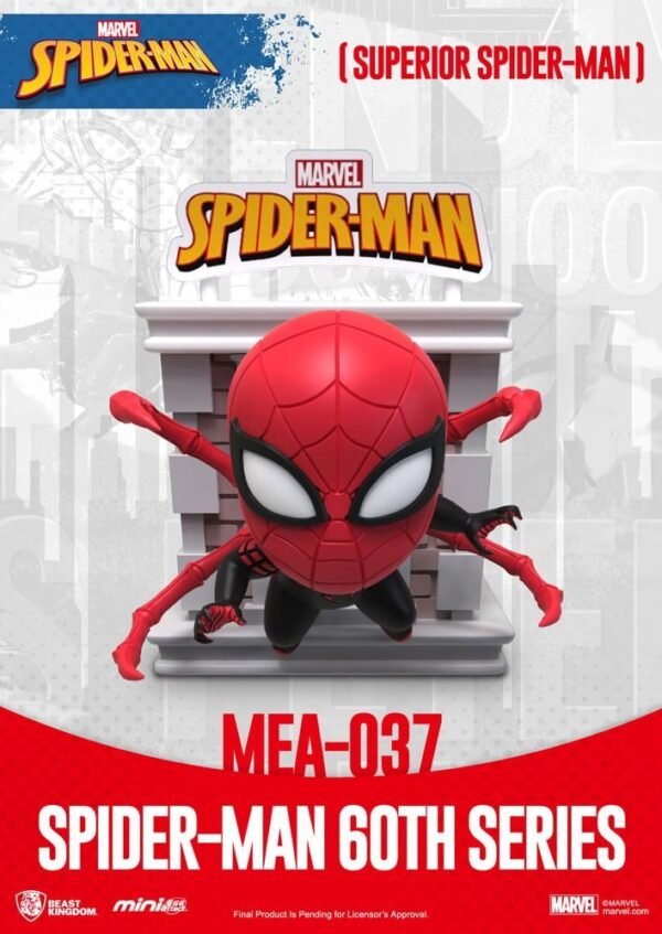 Marvel Mini Egg Attack Figure 8 Cm Spider Man 60Th Anniversary