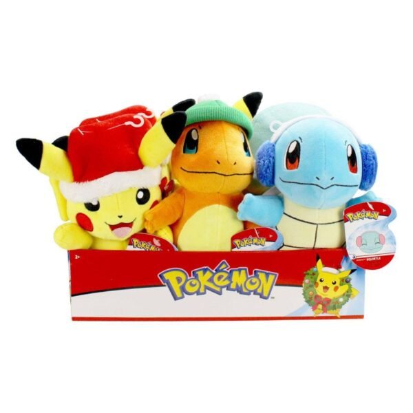 Pokemon Peluche 20Cm Edizione Natalizia Christmas Special