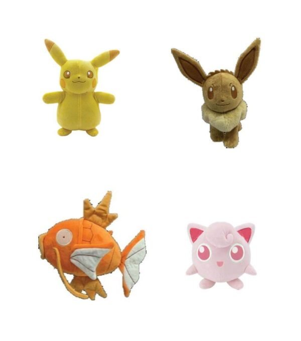 Pokemon Monochrome Plush Figures 20 Cm Wave 2