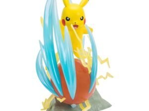 Pokemon 25Th Anniversary Light Up Deluxe Statue Pikachu 33 Cm