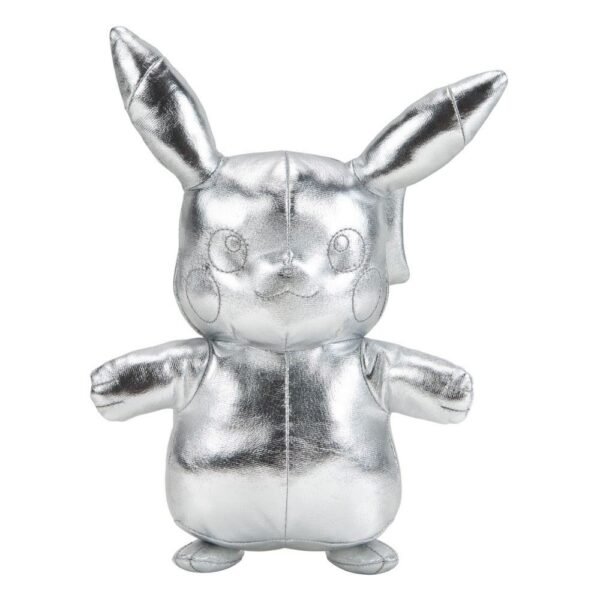 Pokemon 25Th Anniversary Select Plush Figure Silver Version Pikachu 30 Cm