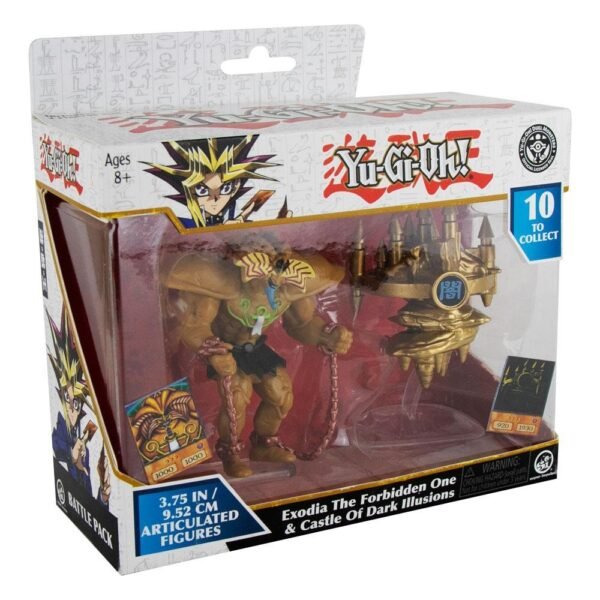 Yu Gi Oh Action Figures 2 Pack Exodia The Forbidden One Castle Of Dark Illusions 10 Cm