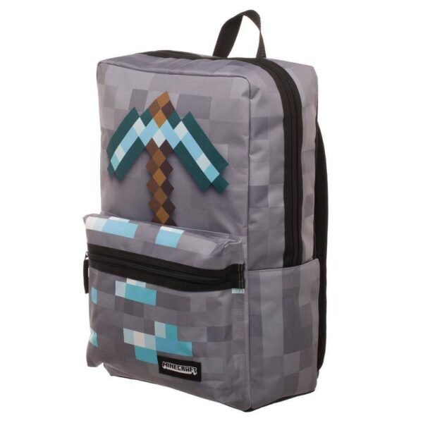 Zaino Scuola Minecraft Con Ascia