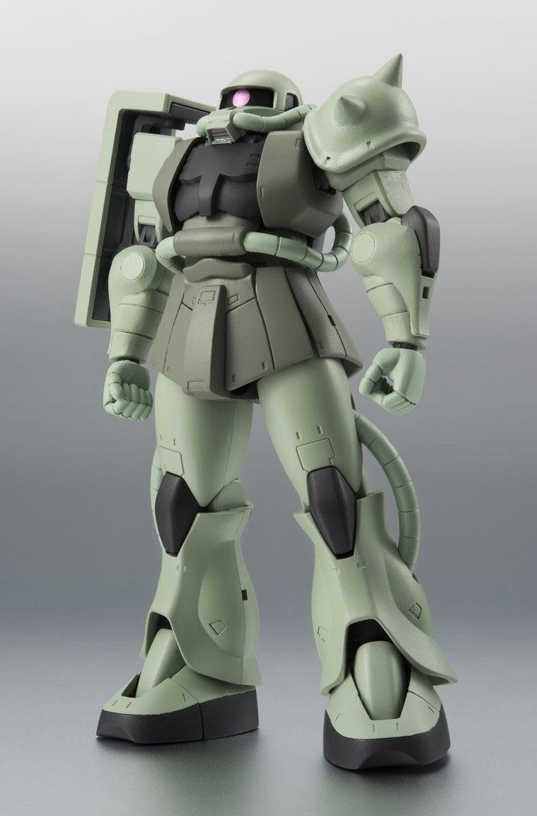 Ms 06 Zaku Ii Ver A N I M E Moblie Suit Gundam Robot Spirits Action Figure Side Ms 13 Cm