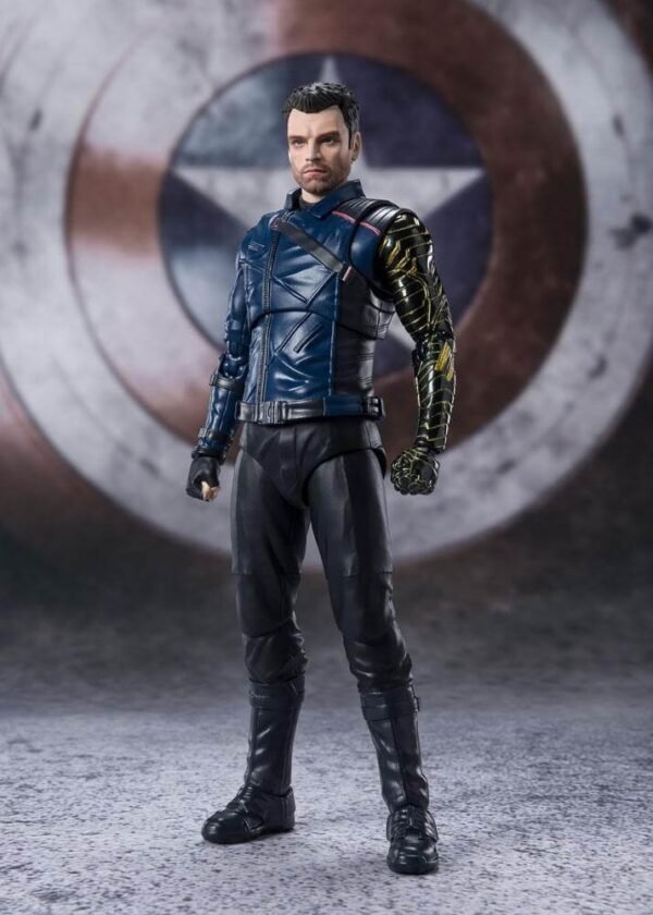 The Falcon And The Winter Soldier S H Figuarts Action Figure Bucky Barnes 15 Cm October 2021