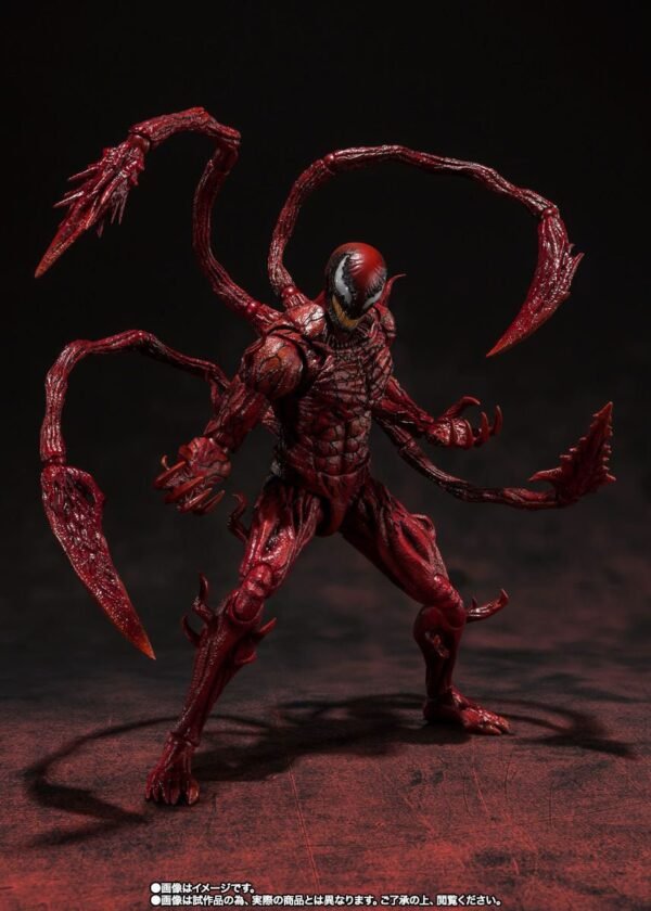 Carnage Venom Let There Be Carnage S H Figuarts Action Figure 21 Cm