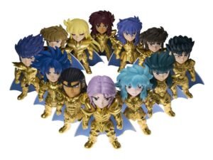 Saint Seiya Artlized Tamashii Nations Box Mini Figures 8 Cm The Supreme Gold Saints Assemble Display 12