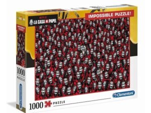 Money Heist Impossible Puzzle Mask Casa Carta 1000 Pieces