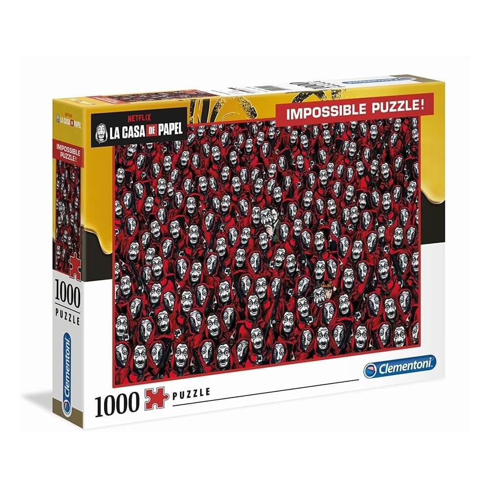 Money Heist Impossible Puzzle Mask Casa Carta 1000 Pieces