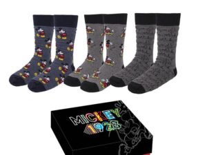 Disney Socks 3 Pack Mickey 1928 40 46