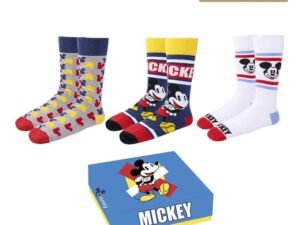 Disney Socks 3 Pack Mickey Mouse 36 41