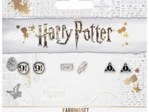 Harry Potter Earrings 3 Pack Platform 9 3 4 Hedwig Letter Deathly Hallows Silver Plated