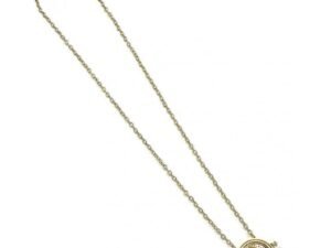 Harry Potter Pendant Necklace Spinning Time Turner Gold Plated