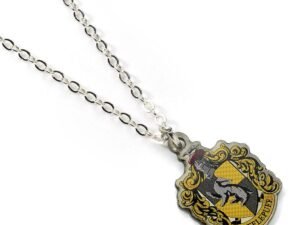 Harry Potter Pendant Necklace Hufflepuff Silver Plated