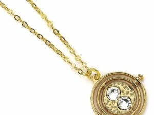 Harry Potter Pendant Necklace Fixed Time Turner Gold Plated
