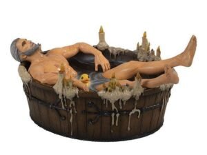 The Witcher 3 Wild Hunt Statue Geralt In The Bath
