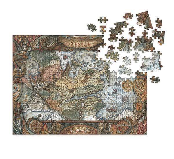 Dragon Age Jigsaw Puzzle World Of Thedas Map 1000 Pieces July 2021