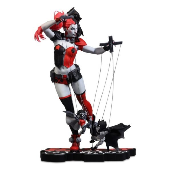 Harley Quinn Red White Black Dc Comics Red White Black Statue 1 10 By Emanuela Lupacchino 18 Cm