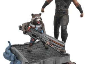 Thor And Rocket Raccoon Avengers Infinity War Marvel Premier Collection Statue 30 Cm