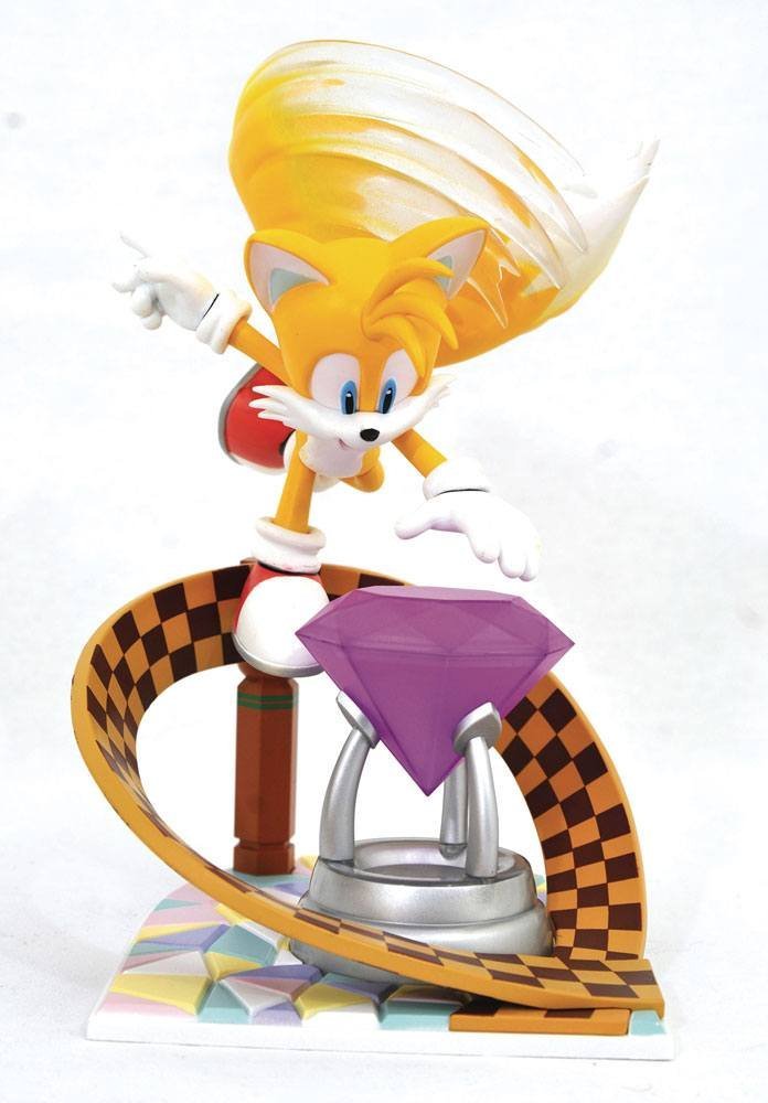 Sonic Gallery Pvc Diorama Tails 23 Cm