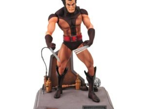 Unmasked Brown Costume Wolverine Marvel Select Action Figure 18 Cm